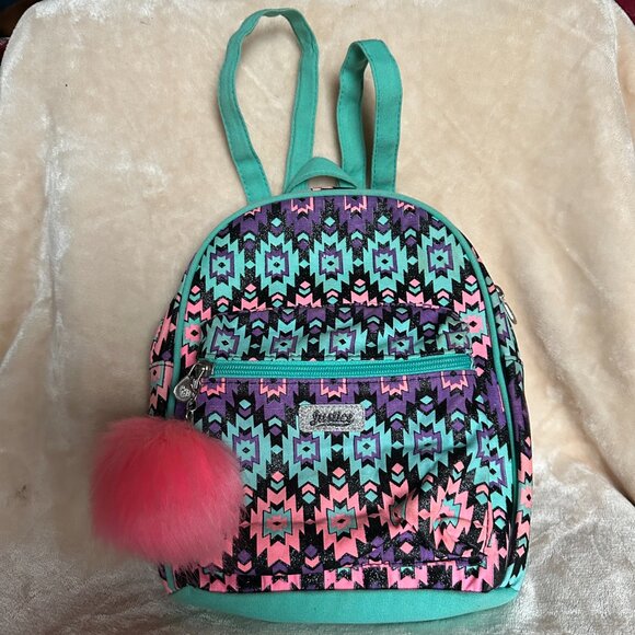 Justice Mini Backpack with Pompom - Picture 8 of 8